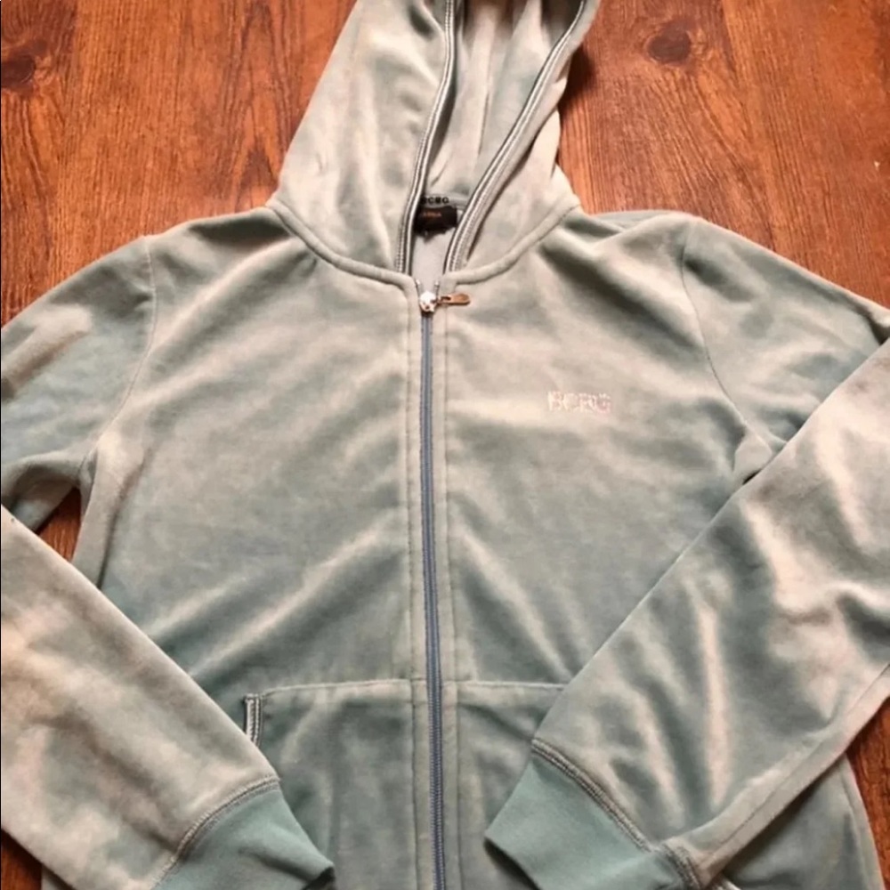 BCBGMaxAzria velour hoodie